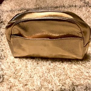 NWT: Gold Lancôme pouch